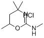 5,6-Dihydro-2-methylamino-4,4,6-trimethyl-4H-1,3-oxazine hydrochloride 구조식 이미지