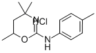 4H-1,3-옥사진,5,6-디히드로-2-p-톨루이디노-4,4,6-트리메틸-,염산염 구조식 이미지