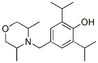 4-[(3,5-dimethylmorpholin-4-yl)methyl]-2,6-dipropan-2-yl-phenol Structure