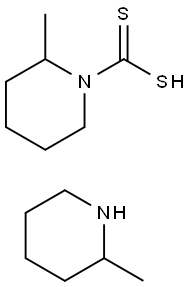 PIPECOLYLDITHIOCARBAMICACIDPIPECOLINIUM염 구조식 이미지
