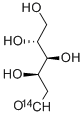 2-DEOXY-D-글루코스-1-14C 구조식 이미지