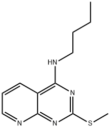 4-n-부틸아미노-2-메틸티오피리도(2,3-d)피리미딘 구조식 이미지