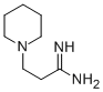 1-Piperidinepropanimidamide(9CI) Structure