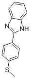 2-(4-[METHYLTHIO]PHENYL)-1H-BENZIMIDAZOLE Structure