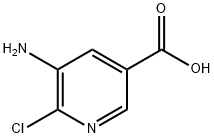 5-aMino-6-chloronicotinic acid Structure