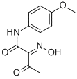 2-HYDROXYIMINO-N-(4-METHOXY-PHENYL)-3-OXO-BUTYRAMIDE Structure