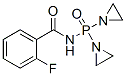 N-[Bis(1-aziridinyl)phosphinyl]-o-fluorobenzamide Structure