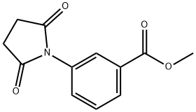 Methyl 3-(2,5-dioxopyrrolidin-1-yl)benzoate Structure