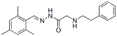 N-페네틸글리신N2-(2,4,6-트리메틸벤질리덴)히드라지드 구조식 이미지