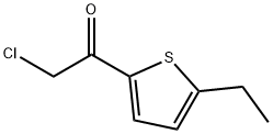 Ethanone, 2-chloro-1-(5-ethyl-2-thienyl)- (9CI) 구조식 이미지