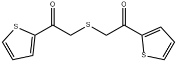 2-(2-OXO-2-THIOPHEN-2-YL-ETHYLSULFANYL)-1-THIOPHEN-2-YL-ETHANONE Structure