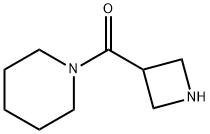 Piperidine, 1-(3-azetidinylcarbonyl)- (9CI) Structure