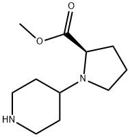 (R)-1-피페리딘-4-YL-피롤리딘-2-카르복실산메틸에스테르 구조식 이미지