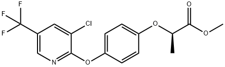 2-(4-((3-Chloro-5-(trifluoromethyl)-2-pyridinyl)oxy)phenoxy)-propanoic acid methyl ester 구조식 이미지