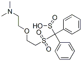 [[2-[2-(Dimethylamino)ethoxy]ethyl]sulfonyl]diphenylmethanesulfinic acid Structure