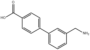 3'-(AMINOMETHYL)-BIPHENYL-4-CARBOXYLIC ACID Structure