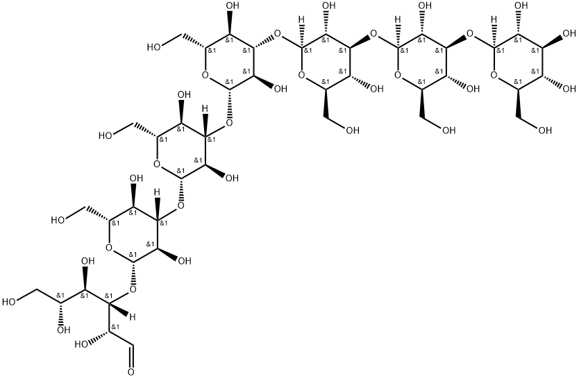 Laminariheptaose Structure