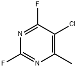 5-CHLORO-2,4-DIFLUORO-6-METHYL-PYRIMIDINE 구조식 이미지