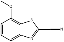 2-Benzothiazolecarbonitrile,7-methoxy-(7CI,8CI,9CI) 구조식 이미지
