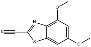 2-Benzothiazolecarbonitrile,4,6-dimethoxy-(7CI,8CI) Structure