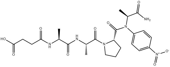 SUC-ALA-ALA-PRO-ALA-PNA 구조식 이미지