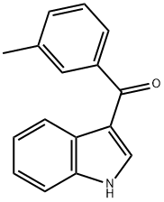 (1H-인돌-3-YL)-M-톨릴-메탄온 구조식 이미지