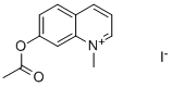 7-ACETOXY-1-METHYLQUINOLINIUM IODIDE Structure