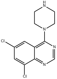 6,8-DICHLORO-4-PIPERAZIN-1-YL-QUINAZOLINE 구조식 이미지