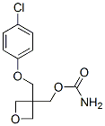 3-(4-Chlorophenoxymethyl)oxetane-3-methanol carbamate Structure