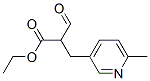 ethyl 2-formyl-3-(6-methyl-3-pyridyl)propionate Structure