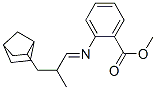 methyl 2-[(3-bicyclo[2.2.1]hept-2-yl-2-methylpropylidene)amino]benzoate 구조식 이미지