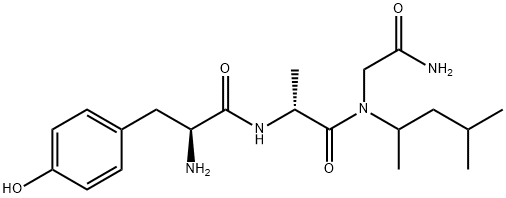 tyrosyl-alanyl-N-(1,3-dimethylbutyl)glycinamide Structure