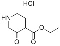 에틸3-옥소피페리딘-4-카르복실레이트염산염 구조식 이미지