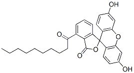 데카노일플루오레세인 구조식 이미지