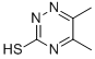 5,6-DIMETHYL-1,2,4-TRIAZINE-3-THIOL Structure