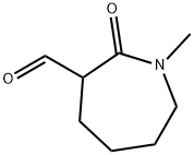 1H-Azepine-3-carboxaldehyde, hexahydro-1-methyl-2-oxo- (9CI) Structure