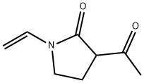 2-피롤리디논,3-아세틸-1-에테닐-(9CI) 구조식 이미지