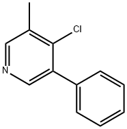 4-Chloro-3-methyl-5-phenylpyridine Structure
