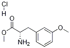 (S)-메틸2-아미노-3-(3-메톡시페닐)프로파노에이트하이드로클로라이드 구조식 이미지
