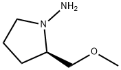 (R)-(+)-1-아미노-2-(메톡시메틸)피롤리딘 구조식 이미지