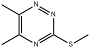 3-(Methylthio)-5,6-dimethyl-1,2,4-triazine Structure