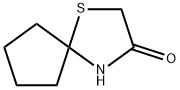 1-THIA-4-AZA-SPIRO[4.4]NONAN-3-ONE Structure