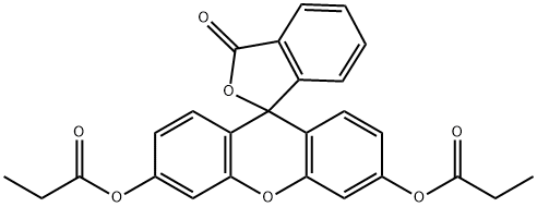 FLUORESCEIN DIPROPIONATE Structure