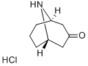 9-Azabicyclo(3.3.1)nonan-3-one Hydrochloride Structure