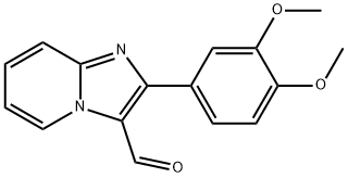 2-(3,4-디메톡시-페닐)-이미다조[1,2-A]피리딘-3-카발데하이드 구조식 이미지