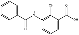 Benzoic acid, 3-(benzoylamino)-2-hydroxy- (9CI) Structure