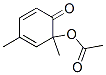 Acetic acid 1,3-dimethyl-6-oxo-2,4-cyclohexadienyl ester 구조식 이미지