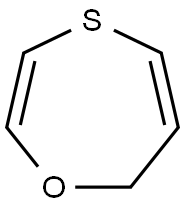 7H-1,4-옥사티에핀 구조식 이미지