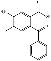 2-benzoyl-4-methyl-5-aminobenzoic acid Structure