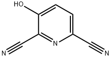 2,6-Pyridinedicarbonitrile, 3-hydroxy- (9CI) Structure